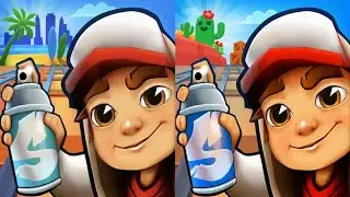 Subway surfers : Hawaii 2023 🆚 X Brawl Stars Showdown 2025 Map Comparison 