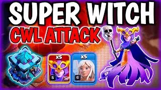 Cwl Attack ! Th13 Super Witch ! Th13 Zap Super Witch ! Th13 Attack Strategy ! Th13 Sui Lalo ! Trend