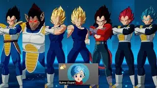 Dragon Ball Sparking Zero - Bulma Comments On Every Vegeta