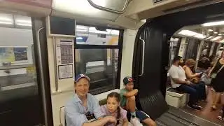【法國】Paris metro rt.1 journey from Charles de Gaulle - Étoile to Palais Royal - Musée du Louvre