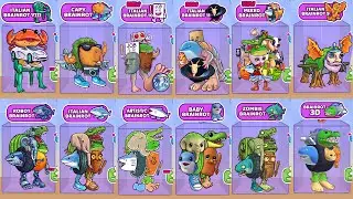 ALL 12 Brainrot Bosses!!! Robot, 3D, Zombie & More | Merge Fellas Showcase
