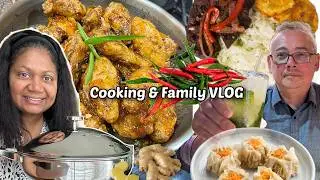 Foodie winter Vlog: Dimsum, Ginger Garlic homemade Chicken wings,  Walking in the Cold Jan 2026