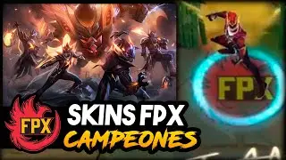 SKINS DE CAMPEONES FPX WORLDS 2019 - LEE SIN, VAYNE, THRESH, GANGPLANK, MALPHITE