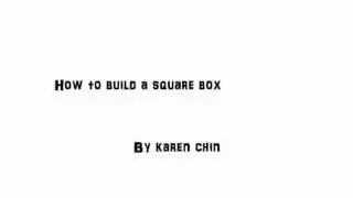 [Architecture 101] How to build a square model