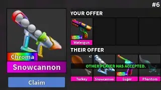 What Would People Trade For CHROMA Watergun - MM2 Trading Montage #6