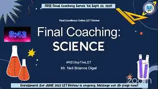[REO Top The LET] General Education Science