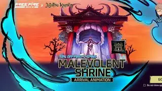 🔴 LIVE: FREEFRE  JUJUTSU KAIS&Euml;NX emote  ⛔ 50% OFF FIRST 2 SPINS MALEVOLENT SHRINE ARRIVAL ANIMATION
