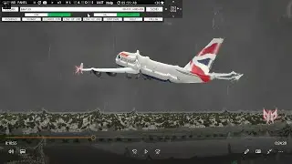 Tower 3D Pro Gameplay | Heathrow Airport in London in HEAVY RAIN | Air Traffic Control Simulation
