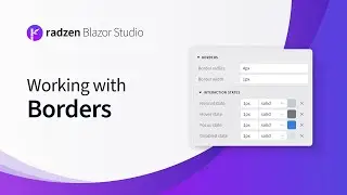 Styling Borders in Radzen Blazor Studio