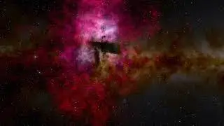 Cruising past the large Carina Nebula NGC 3372 (simulation | no audio)