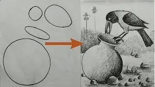 how to draw kak  o kolshi,easy kids drawing granma stories kak and kolshi by pencil shading