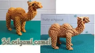 3d origami camel tutorial part 1