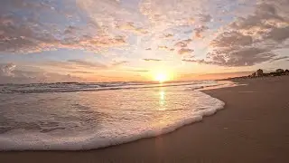 Christmas Mediterranean Sunrise 4K | Real-Time One-Take (no loops)