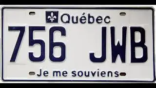 Quebec license plate design history: 1979-Present day.