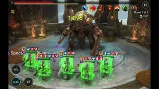 Iron Twins Fortress 15 All Affinity Block Damage Team