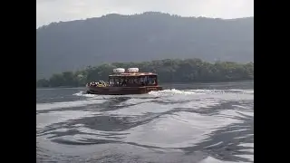 Derwentwater cruise and walk around Derwentwater Lake, Keswick, Lake District (HD)