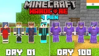 We Survived 100 Days In Minecraft Hardcore (HINDI)