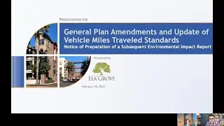 General Plan Amendments and Update of Vehicle Miles Traveled Standards