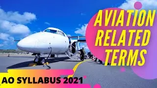 AAI AO NON TECH - AVIATION RELATED TOPICS | AIRPORT DEFINITION | AAI JUNIOR EXECUTIVE SYLLABUS