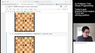 Slight Improvements to Heuristic | AI Professor Improvises Some Chess Programming #2