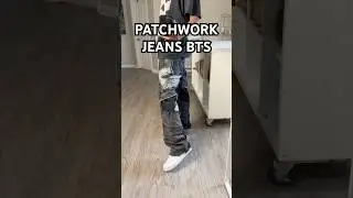 Throwback to these patchwork jeans I made a couple years ago. #upcycling #patchwork #streetwear #diy