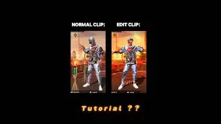 Clip Vs Edit 🤔 #freefire #freefireclipsfreefirehighlights