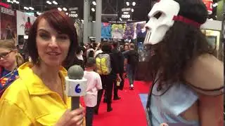 New York Comic Con 2016  Teenage Mutant Ninja Turtles%27 April O%27 Neill interviewing Casey Jones