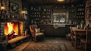 Расслабляющая музыка для пианино в уютной кухонной атмосфере 4K