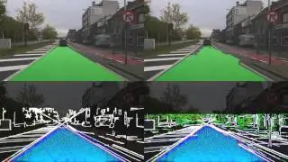 Road detection improvements - Adaptive Canny Upper Threshold and Contour Noise reduction