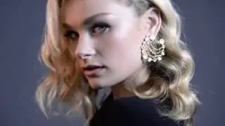 Paradise Dew Statement Hoop Earrings ISHARYA Jewelry