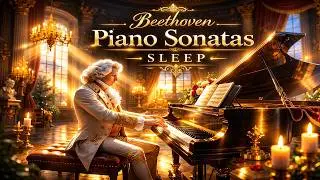 Slow Piano Sonatas &ndash; Deep Sleep, Study & Relaxation (Classical Music Beethoven)