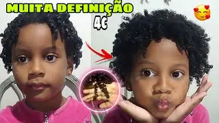 TEXTURIZAÇÃO COM TWIST EM CABELO INFANTIL TIPO 4C | Vanessa Ribeiro ❤️