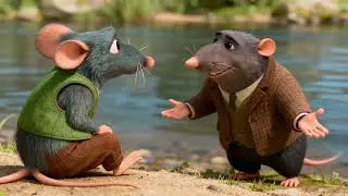 Mole's river Adventures:Short video by @aianimalatlas originally created by&in @Magiclight-Ai