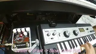 How does Lester K sound with MicroKorg XL preset ORGAN?