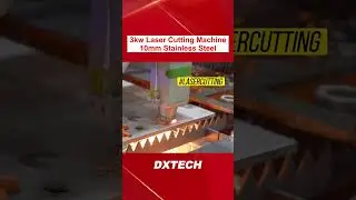 3kw Laser Cutting Machine for 10mm Stainless Steel.