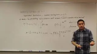 Probability Density Function: Exponential Distribution - Example