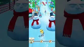 Minion Rush - Snowboard Prop in The Arctic Base #shorts