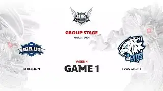 Rebelion VS Evos Glory GAME 1 MPL ID S13 | RBL BS EVOS