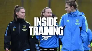 Emily Fox's first London Colney session! | Inside Training | Arsenal Women warm up for FA Cup