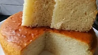 sponge cake  quick & effortless baking 😋