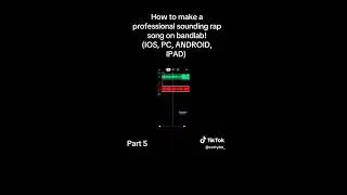 Как создать профессионально звучащую рэп-песню в BandLab (Часть 5) #bandlabrapper #bandlabpreset