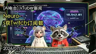 [AI电台] VTuber新闻 - Neuro-s获Twitch订阅数 - 2026年01月16日
