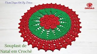 Souplast em Croch&ecirc; Arvore de Natal