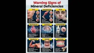 Mineral Deficiency Warnings#MineralDeficiency #WarningSigns#HealthAlerts #BodySignals#vitaminc