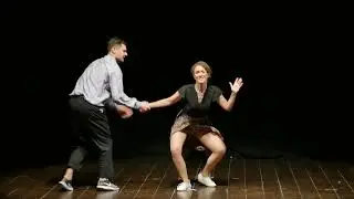Esibizione degli insegnanti  LINDY HOP e balli SWING al saggio di Mediterranea Danza 2023