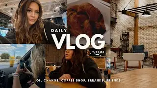 daily vlog | oil change, coffee date, target run, late night