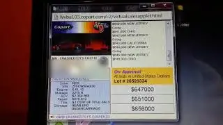 Ferrari Enzo SOLD at copart for $706,000