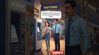 Asking for Help at the Train Station #english #englishforbeginners