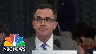 Tim Morrison Questioned About Lt. Col. Vindman&rsquo;s Credibility | NBC News