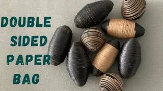 Paper beads made from double sided paper bag | paano gumawa ng paper beads #paperbeads